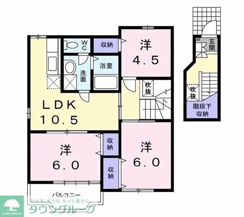 ル ヴァンヴェールの物件間取画像